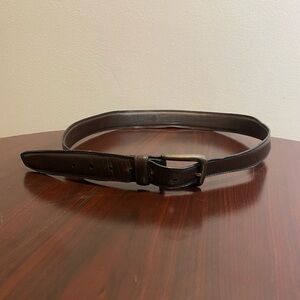 Columbia sportswear company synthetic leather men’s brown belt size large